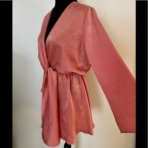NWT Zara Satin Effect Short Jumpsuit - Picture 7 of 13